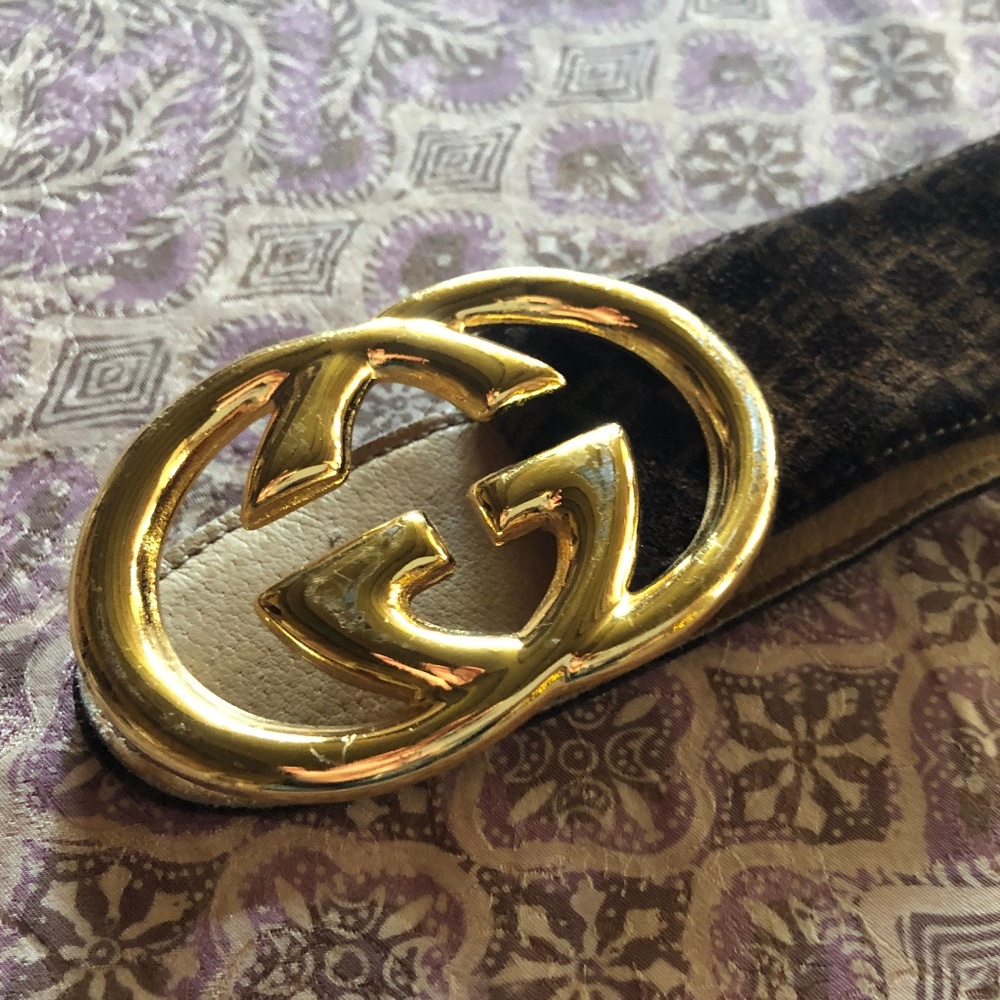 Authentic 1980s Gucci Belt